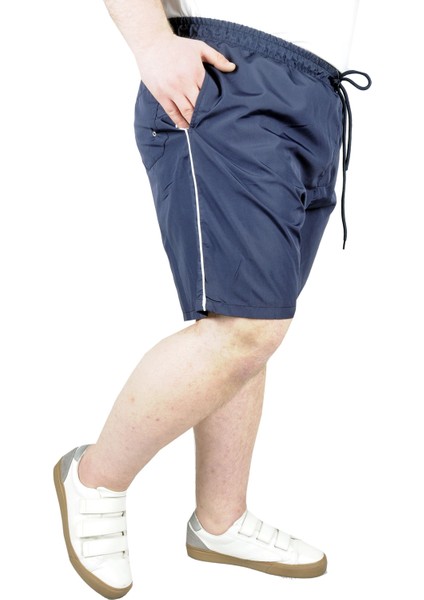 Büyük Beden Deniz Şortu White Line 21451 Lacivert fırsatları