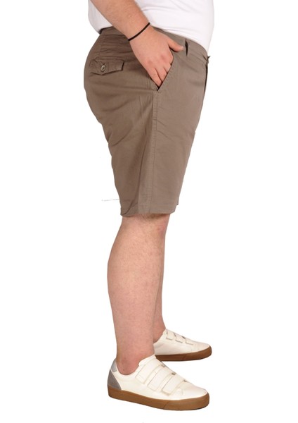 Büyük Beden Erkek Kapri Yancep Nice Classic 21402 Toprak modelleri