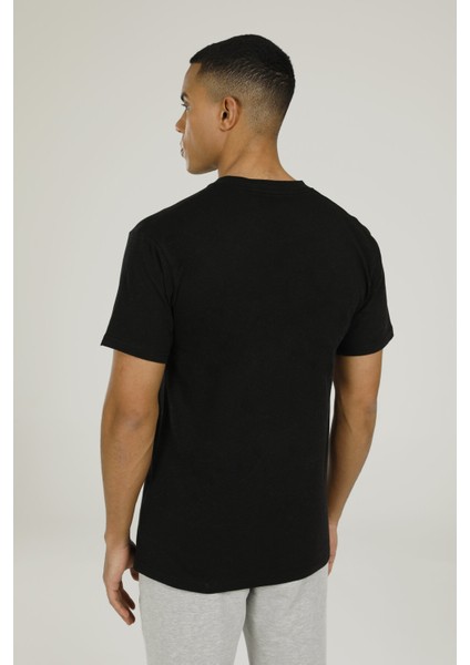 Mn Mını Scrıpt-B Siyah Erkek T-Shirt modelleri