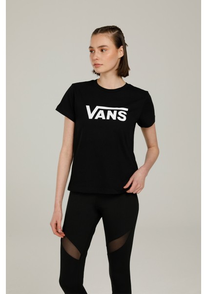 WM DROP V SS CREW-B Siyah Kadın Kısa Kol T-Shirt
