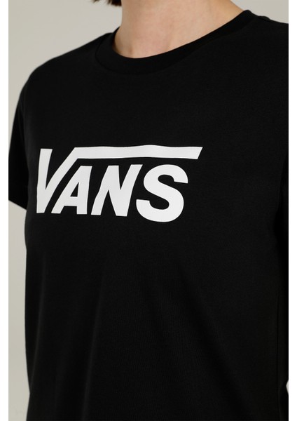 WM DROP V SS CREW-B Siyah Kadın Kısa Kol T-Shirt