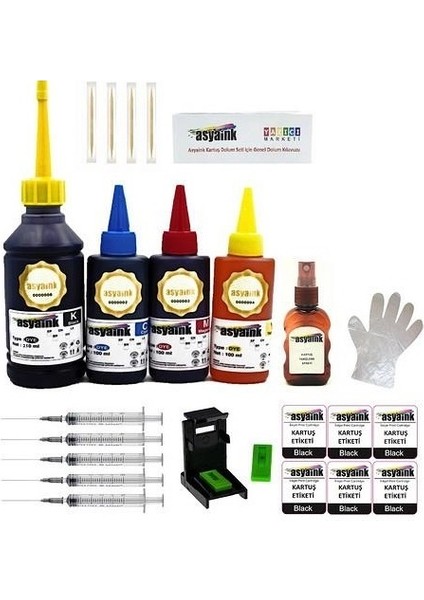 Hp 652 Kartuş Uyumlu Ekonomik Kartuş Dolum Seti HP652