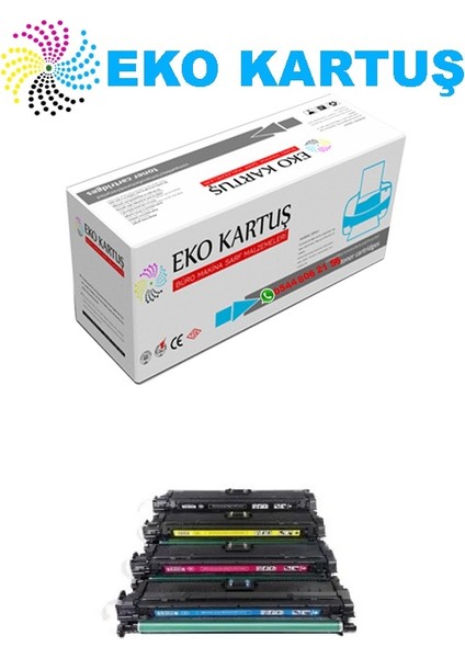 Hp (CE740-CE741-CE742-CE743) Set /307A Set Muadil Toner