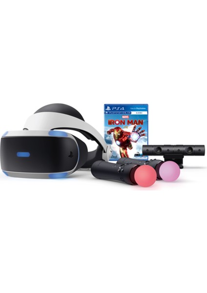 Playstation Iron Man Vr Bundle (Ithalatçı Garantili) Gözlük + Kamera + 2'li Move + Iron Man