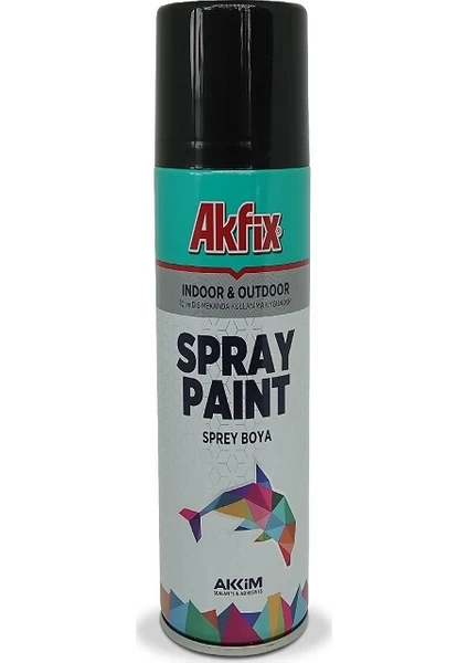 Sprey Boya 400 ml Parlak Siyah RAL9005 ART422997 Glossy Black