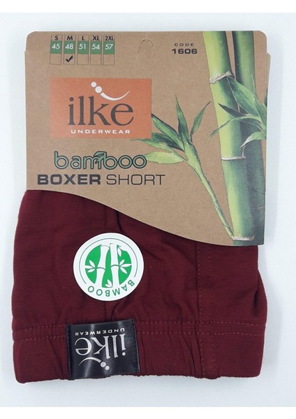 Erkek Bambu Likralı Boxer 1606 3 Adet