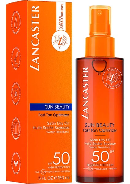 Sun Beauty Satin Dry Oil SPF50 150 ml