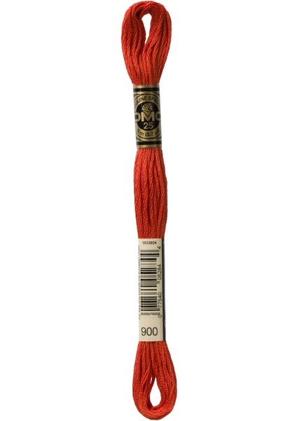 Dmc Muline Specisl 8 Metre Nakış İpliği (2 Adet): Renk: 900