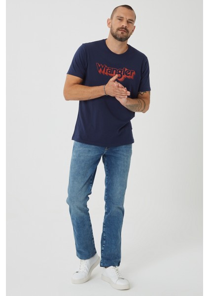 Erkek Texas Mavi Straight Fit Normal Bel Düz Paça Esnek Jean Pantolon fırsatları