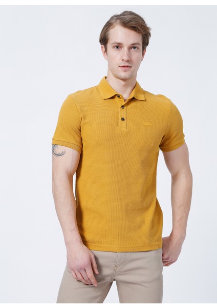 Lee Cooper Regular Fit Düz Hardal Erkek Polo T-Shirt - 224 Lcm 242049 Tylen