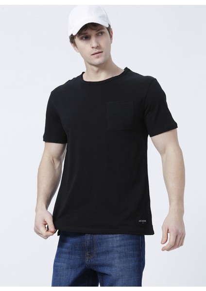 Bisiklet Yaka Slim Fit Düz Siyah Erkek T-Shirt - 222 Lcm 242042 Daniel fiyatları