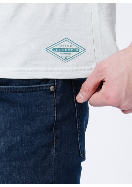 Bisiklet Yaka Slim Fit Düz Su Yeşili Erkek T-Shirt - 226 LCM 242055 Gael fiyatları