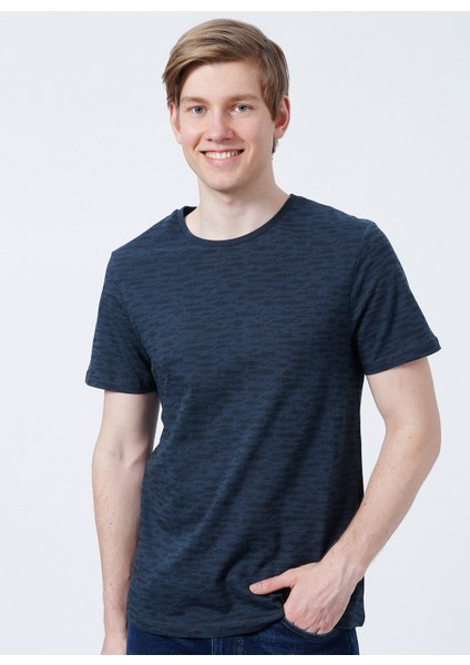 222 Lcm 242048 Rogers Bisiklet Yaka Slim Fit Baskılı Antrasit Erkek T-Shirt fırsatları