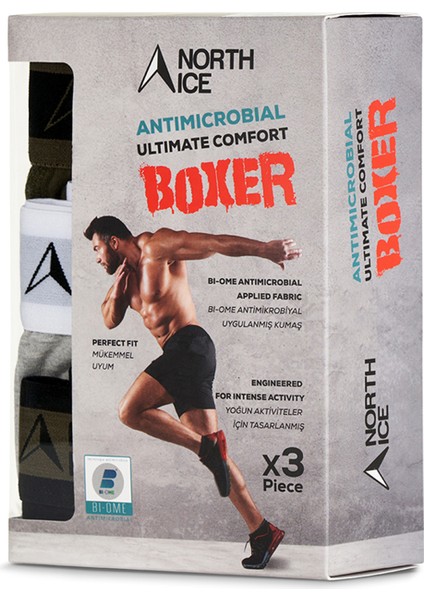 Gri Melanj Erkek 3''lü Boxer fiyatları