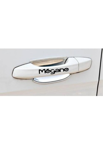 Oto Megane Kapı Kolu ve Jant Sticker Seti 8 Adet