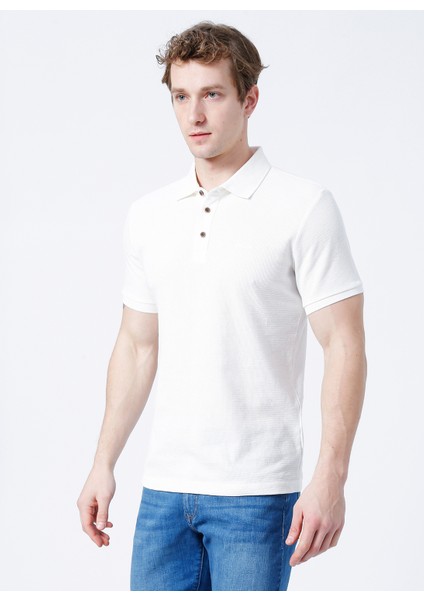 Lee Cooper   Regular Fit Düz Açık Kahve Erkek Polo T-Shirt  -  222 Lcm 242049 Tylen