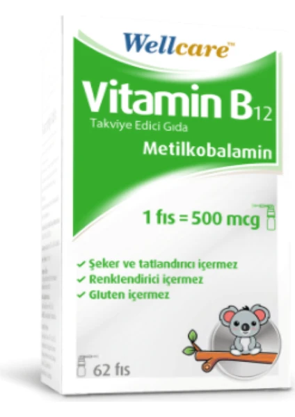 Vitamin B12 (Metilkobalamin) 500 Mcg Dil Altı Sprey 5 ml