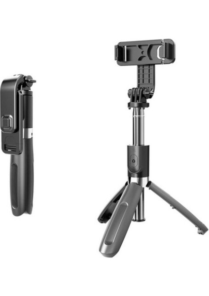 Cep Telefonu Kamerası Kablosuz Bluetooth Selfie Çubuğu Tripod (Yurt Dışından)