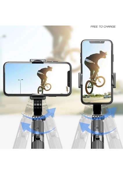 Cep Telefonu Kamerası Kablosuz Bluetooth Selfie Çubuğu Tripod (Yurt Dışından)