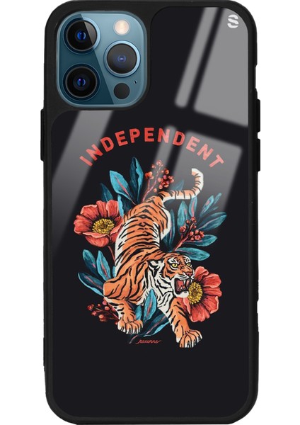 Apple iPhone 11 Pro Max Bağımsız Kaplan Tasarımlı Glossy Telefon Kılıfı