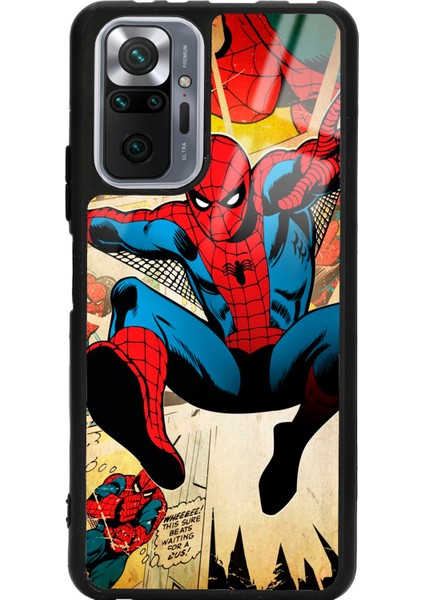 Xiaomi Redmi Note 10 Pro - Max Spider-Man Örümcek Adam Tasarımlı Glossy Telefon Kılıfı