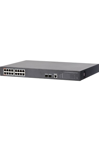 PFS4218-16GT-240 16 Port Gigabit Poe 2ge Sfp + 1 Konsol Yönetilebilir Poe Switch