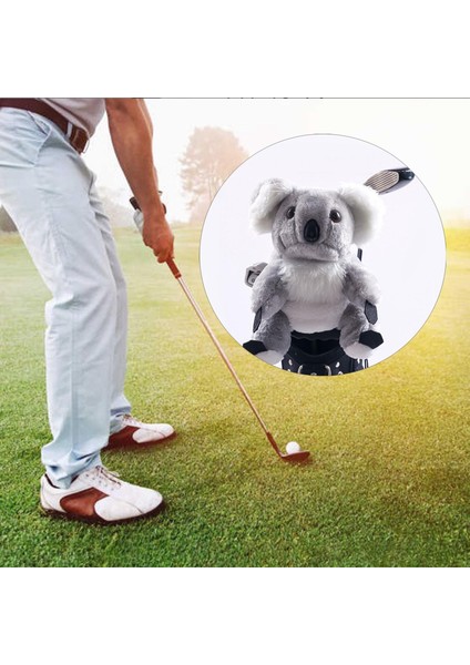 Golfçü Hediye Ekipmanları Için Karikatür Golf Headcover Aksesuarları Pamuk Astar (Yurt Dışından) modelleri