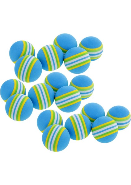 18 × Sünger Golf Ball Golf Eğitimi Yumuşak Toplar Top Gökkuşağı Rengi Uygulama