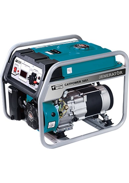 3001 Jeneratör Benzinli 3.0 Kwa 7.5 Hp 3000 W