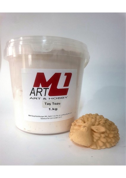 Kokulu Taş Tozu 1kg - (Kokusuzdur)
