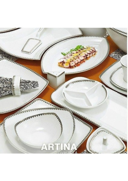 Porselen Çeyizlik Yemek Takımı 101 Parça Artına fiyatları