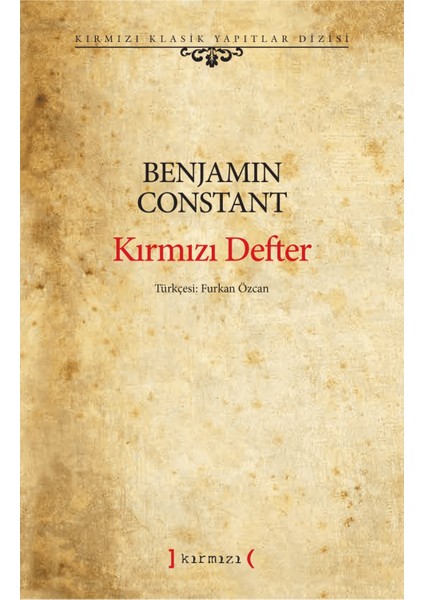 Kırmızı Defter - Benjamin Constant