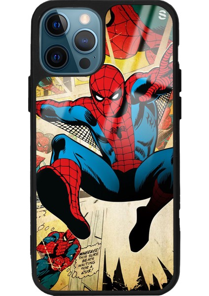 Apple iPhone 11 Pro Max Spider-Man Örümcek Adam Tasarımlı Glossy Telefon Kılıfı