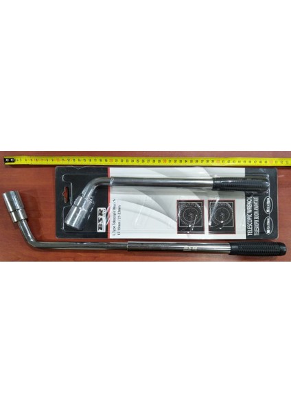 Teleskopik Bijon Anahtarı Bsr Marka 21- 23 mm Lokmalı, Çin, Tam Boy 45CM