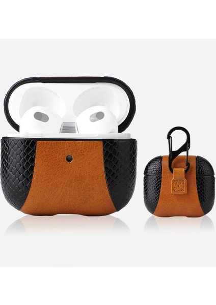 Yılan Deri Dokulu Kulaklık Koruyucu Kılıf (Yurt Dışından)
