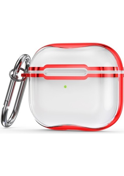 Galvanik Çerçeve + Şeffaf Tpu Kulaklık Koruyucu Kılıf (Yurt Dışından)