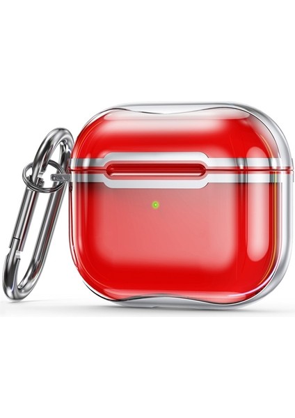 Galvanik Çerçeve + Şeffaf Tpu Kulaklık Koruyucu Kılıf (Yurt Dışından)