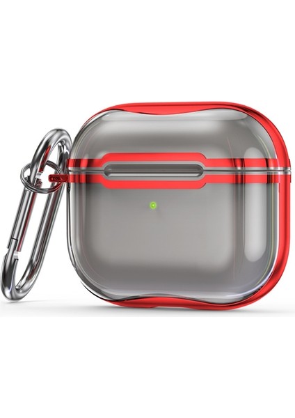 Galvanik Çerçeve + Şeffaf Tpu Kulaklık Koruyucu Kılıf (Yurt Dışından)