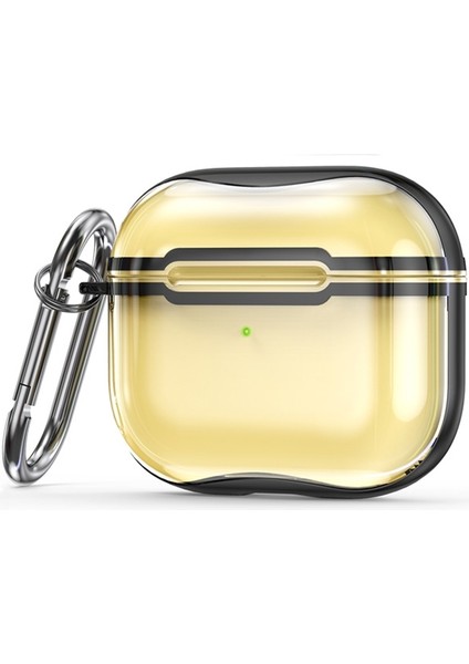 Galvanik Çerçeve + Şeffaf Tpu Kulaklık Koruyucu Kılıf (Yurt Dışından)