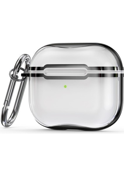 Galvanik Çerçeve + Şeffaf Tpu Kulaklık Koruyucu Kılıf (Yurt Dışından)
