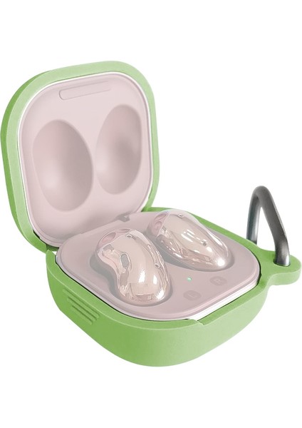 Samsung Galaxy Buds Live / Pro Için Bluetooth Kulaklık Kancalı Silikon Koruyucu Kılıf (Yurt Dışından)