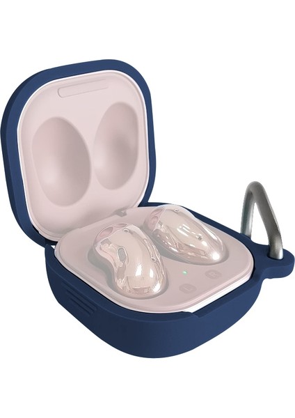 Samsung Galaxy Buds Live / Pro Için Bluetooth Kulaklık Kancalı Silikon Koruyucu Kılıf (Yurt Dışından)