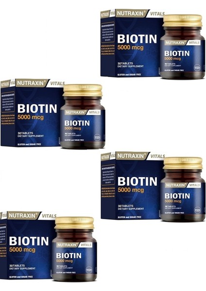 Bıotın 5000 Mcg 30 Tablet 4 Adet