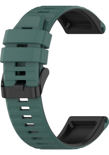 Fenix ​​5 22MM Silikon Karıştırma Renkli Saat Kayışı (Yurt Dışından)