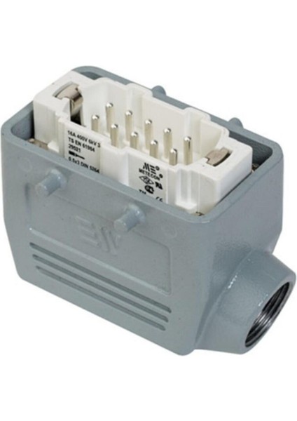 10X16A IP65 10 Kontaklı Fiş (Yan Giriş) Mete Enerji
