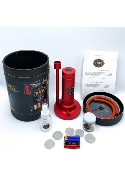 Hızlı Fümeleme Makinesi Kırmızı + Fanus + 2 Adet Yedek Talaş fırsatları