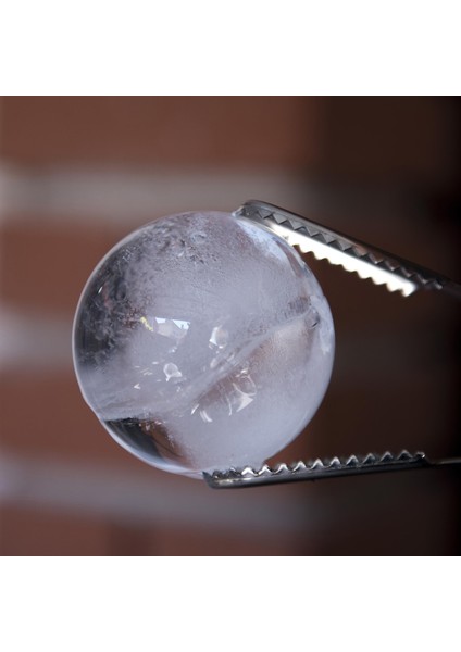 Küre Buz Yapıcı Kırmızı Buz Topu Makinesi indirimleri