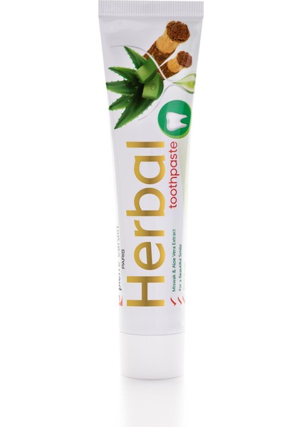 Aloe Vera & Misvak & Çay Ağacı Özlü Bitkisel Diş Macunu - 75 ml