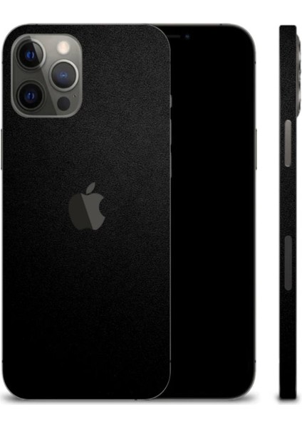Iphone 12 Pro Max Mat Siyah Arka Kaplama