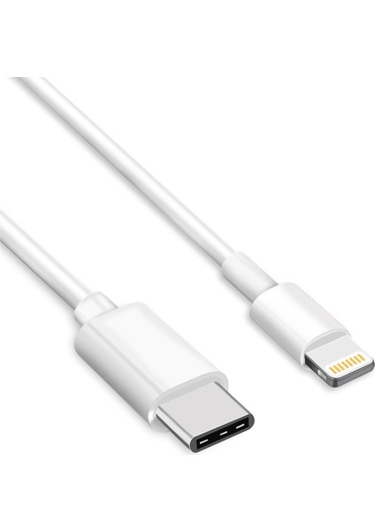 Type-C To Lightning Hızlı Şarj ve Veri Aktarım Kablosu 22 Watt 3A Type-C Apple iPhone Uyumlu Kablo